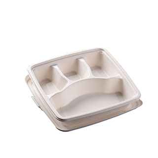 3/4/5/6-Compartment Bagasse Trays